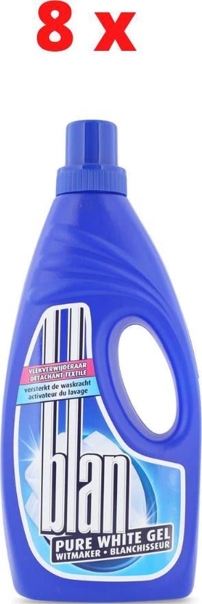 BLAN - pure white gel - witmaker - voor witte was - 8 x 1 L - Voordeelverpakking — afbeelding 1