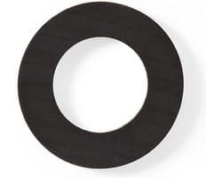Nedis Rubber Afdichting voor Slang - 1/2'' - 10 Stuks - Zwart