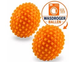 DEGG® - Wasdrogerballen voor Droger - 2 stuks - Herbruikbaar - Tot 25% Sneller Droog - Minder Kreukels & Statische Elektriciteit - Dryer Balls voor Wasdroger