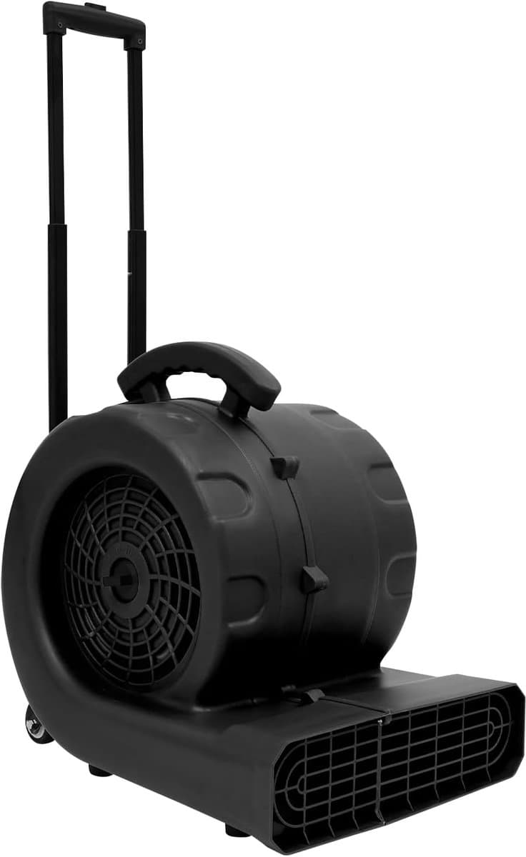 Vloerdroger Ventilator - Radial Fan Blazer - Snel Drogen - 3 Blaas Hoeken - 750 W - Zwart Blauw — afbeelding 1