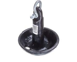 Paddenstoel anker - Boot anker - Watersport stabiliteit - Vinyl gecoat gietijzer - 36 kg - Grijs
