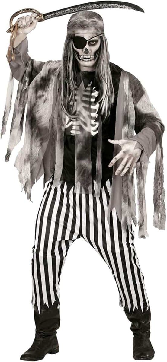 WIDMANN MILANO Party Fashion - Kostuum spookschip piraat, piraat, geest, vrijbuiter, horror, Halloween, carnavalskostuums — afbeelding 1