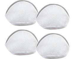 Thijox - Wasnet voor beha, 4 stuks, herbruikbare waszakken, waterdoorlatend net voor ondergoed, sokken en fijne kleding, 18 x 15 cm, bescherming tegen