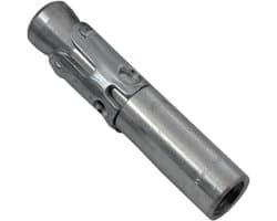 Zwaar lastanker - Metaalanker boutanker - Bevestigen zware lasten - Roestvrij staal A4 - M12 x 75mm - Zilverkleurig