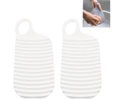 Dailygoods- Mini-assen 2 Stuks - Draagbaar Wasbord - Antislip - Voor
