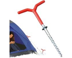 Ijsvis Grondboren - Tent Haringen - Veilig Verankeren - Verbeterde Boorcapaciteit - 18 x 10 cm - Uniek