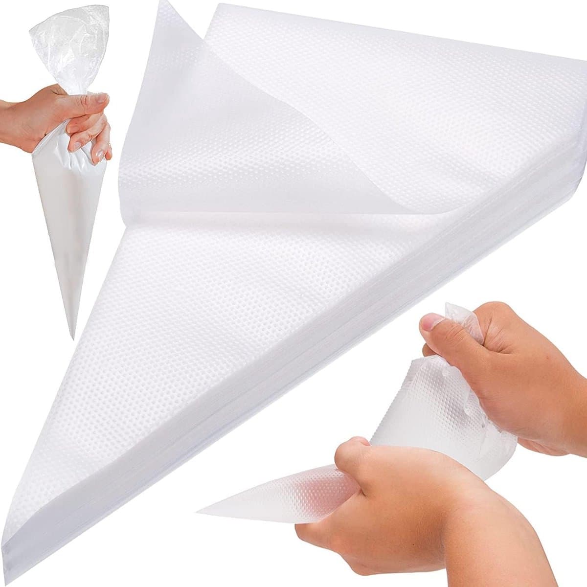 Wegwerp Spuitzakken - Transparant - 33 x 22 cm - Professionele Kwaliteit - Voor Bakken en Decoreren — afbeelding 1