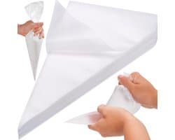 Wegwerp Spuitzakken - Transparant - 33 x 22 cm - Professionele Kwaliteit - Voor Bakken en Decoreren