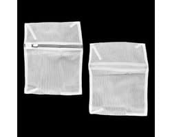 Waszakken - 3-pack honingraat mesh - Ergonomisch ritssluiting - Voor delicate kleding - Lichtgewicht en compact - Milieuvriendelijk alternatief (30x23cm) - Wasnetjes