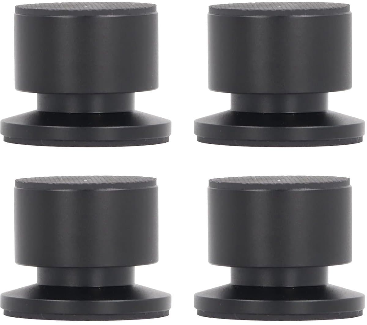 Luidspreker Isolatie Voeten - Speaker Dempers - Audio Verbetering - Verstelbare Hoogte - 4 Stuks - Zilver — afbeelding 1