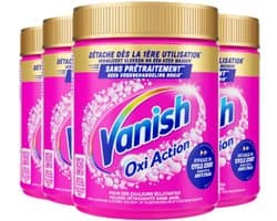 Vanish Oxi Action Vlekverwijderaar Poeder Color – 4x 960 g – 3,84 kg – Voordeelverpakking