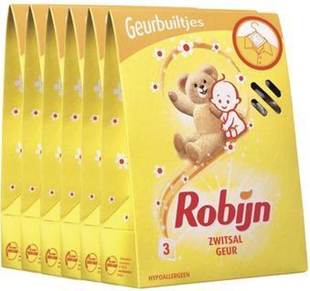Robijn Geurbuiltjes Zwitsal 6 x 3 stuks — afbeelding 1