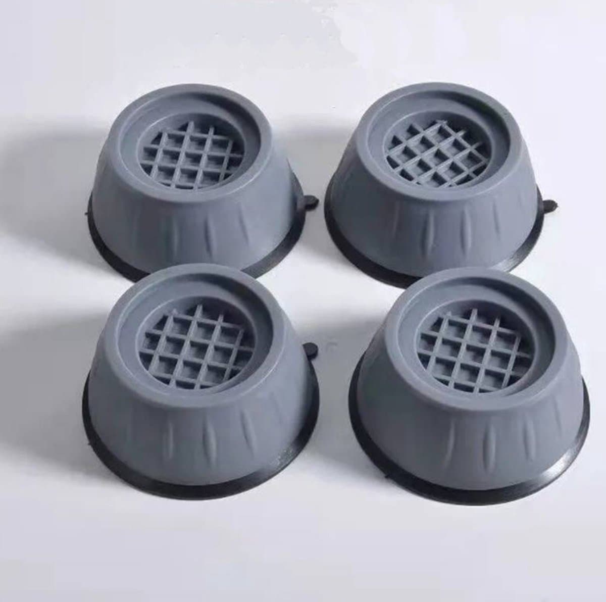 Wasmachine-voetpads, 4 stuks anti-vibratiematten, wasmachine, trillingsdemper, wasmachine, antislip rubberen voetkussens, voor wasmachines en drogers, koelkast, tafel — afbeelding 1
