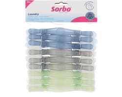 Sorbo wasknijpers 5x36st plastic
