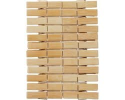 Cepewa Houten wasknijpers - 24x stuks - 7 cm - Huishoudelijke producten - knijpers - was ophangen — afbeelding 1