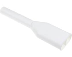 Scanpart duo afvoerpijp wasmachine en droger 40 mm - Wit PVC Y-stuk