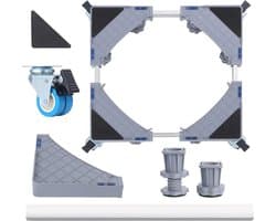 Washing Machine Stand - Adjustable Dryer Stand with 4 Heavy Feet - Increase 18cm/7inch Height - Max Load 400kg - Base Stand for Refrigerator - Household Appliances - Moendergo