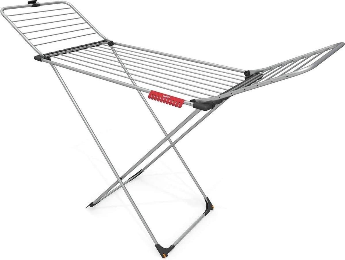Aluminium Wasrek - 157337 Vileda - 100 Wasrek - 20 M Drooglijn Lengte - Wit - 585 x 195 x 131 cm — afbeelding 1