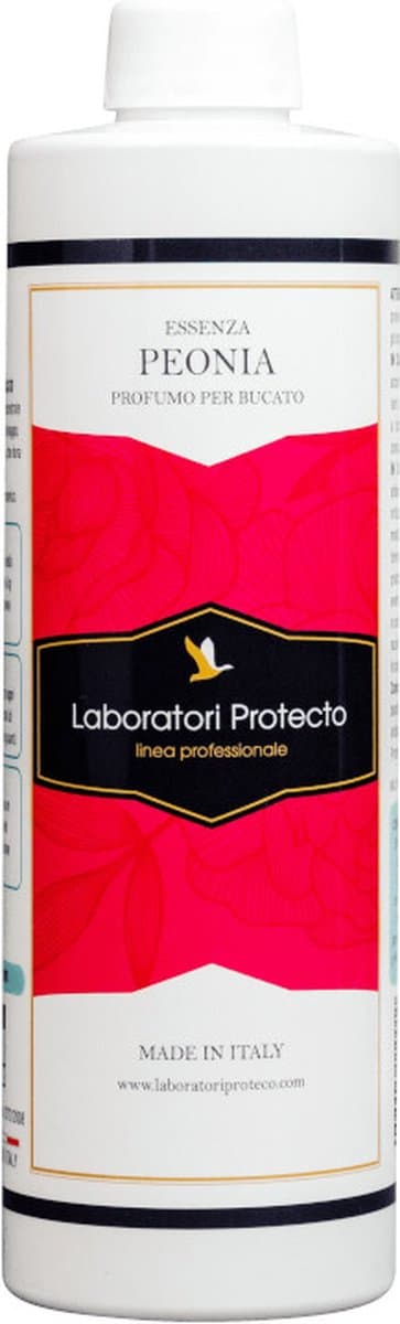 Wasparfum Peonia 500ml pioenroos - Essenza Laboratori Protecto — afbeelding 1