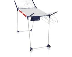 Leifheit droogrek Pegasus 200 Solid Deluxe Mobile - met wieltjes - 20 m drooglengte — afbeelding 1