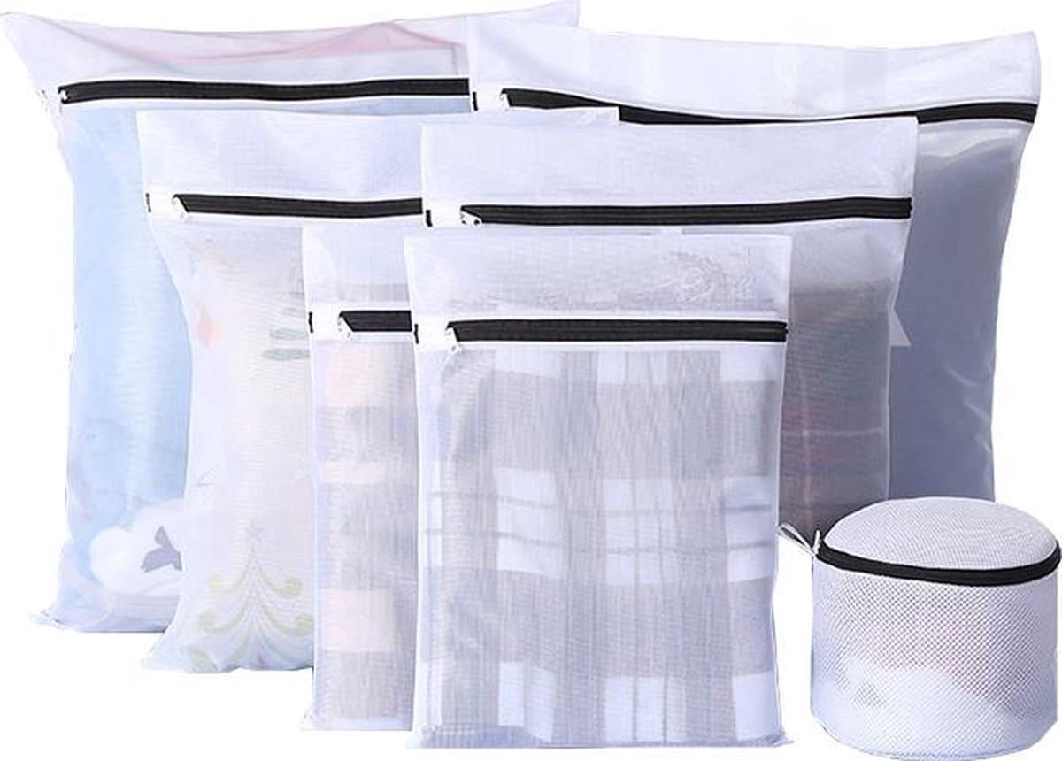 ***Waszakken Set van 7 voor Wasgoed - Waszakje Lingerie - Waszak bh - Wasnet Groot Waszakken - Waszakje Lingerie - Waszak bh - Wasnet Groot van Heble® *** — afbeelding 1
