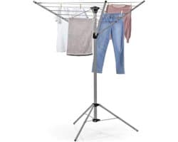 Droogmolen met voet - camping droogrek - inklapbaar - vrijstaand - weerbestendig - voor camping, tuin en balkon