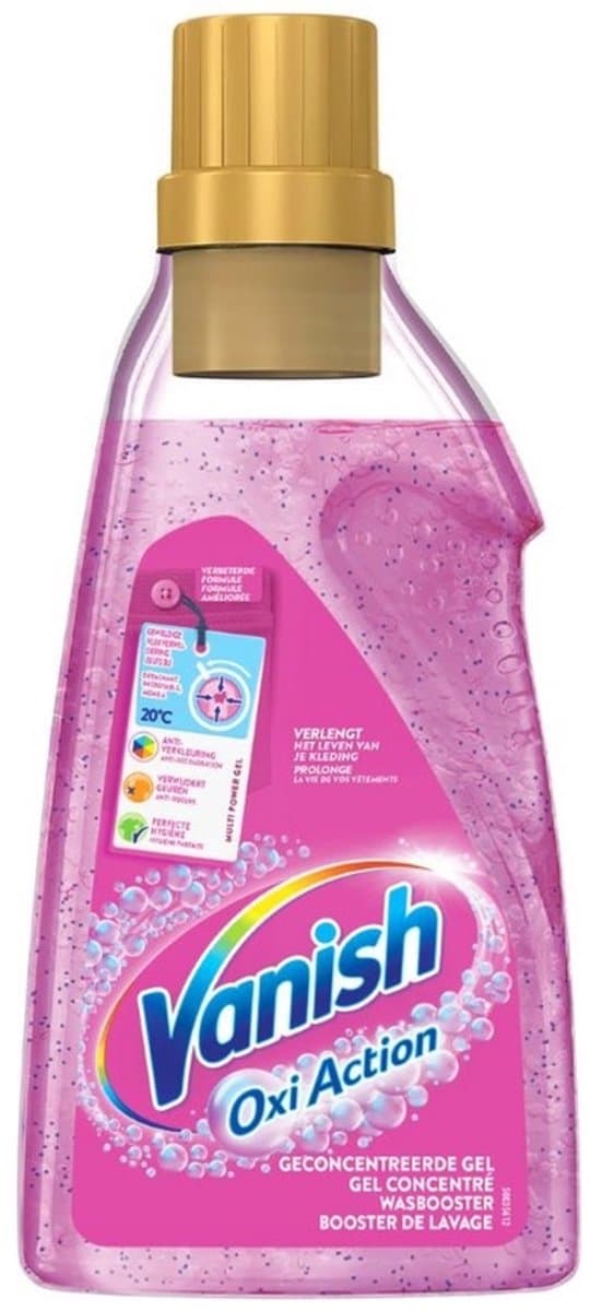 Vanish Oxi Action - Vlekkenverwijderaar Gel - Voor Gekleurde Was - 30 Wasbeurten — afbeelding 1