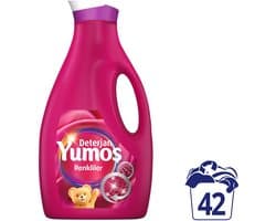 Yumoş Vloeibaar Wasmiddel Verfrissende Verzorging voor Gekleurde Was 2520 ml 42 Wasbeurten