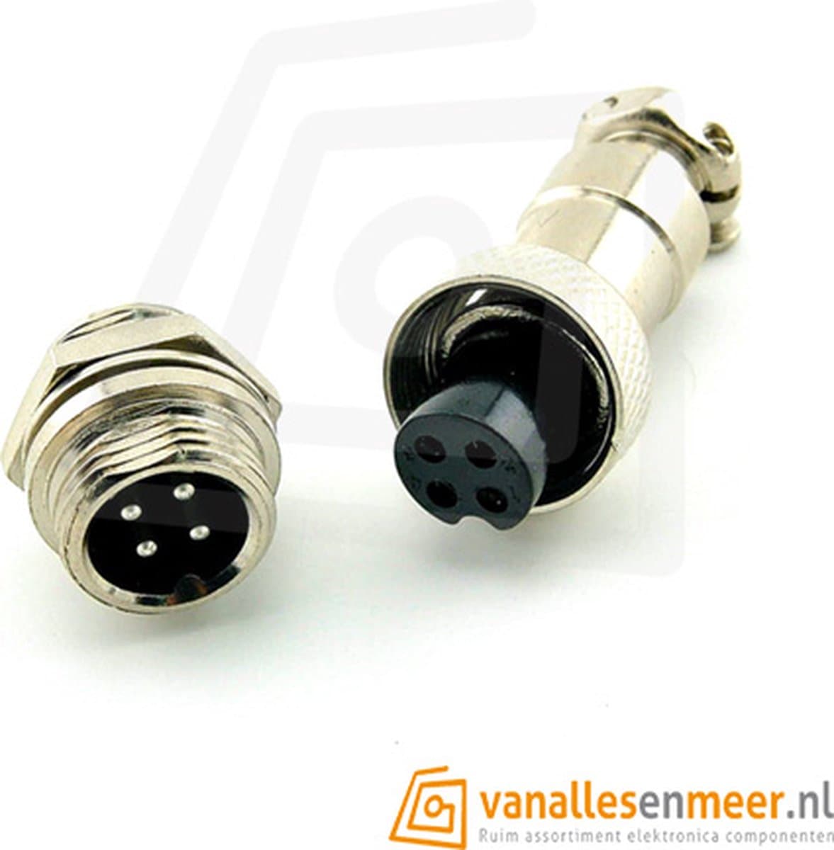 GX12-4 CONNECTOR, 4 PINS — afbeelding 1