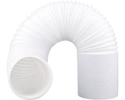 Airco Afvoerslang - Flexibele afvoerslang voor airconditioning - Universele mobiele airco slang - 13 cm diameter - 200 cm lengte - Uittrekbaar & Duurzaam - Eenvoudige Installatie - Geschikt voor Mobiele Airco’s