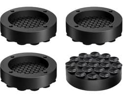 Dailygoody - Wasmachine-voetkussens - Antislipmat - Schokabsorberende bescherming - 4 stuks - Rubber voetkussens - Voor droger en vaatwasser