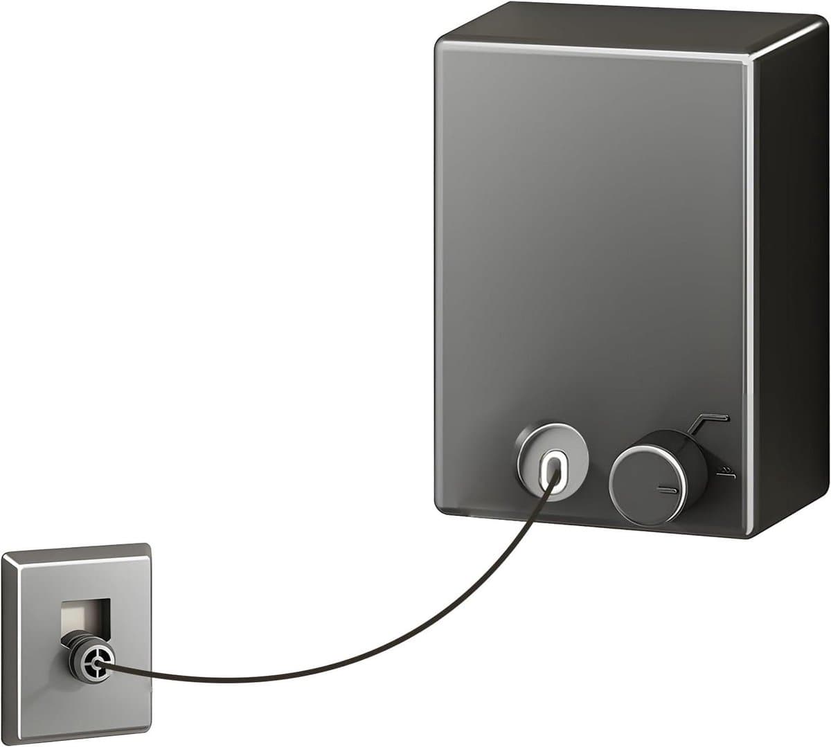 Intrekbare Waslijn - Wand Waslijn - Kleding Drogen - Zonder Boren Installeren - 4.2m - Zilver — afbeelding 1