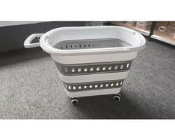 WEB2O Wasmand - 45 L - Opvouwbaar - Met wielen