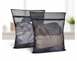 Maison Elara Waszakken voor wasmachine 2-pack - Zwart - 40x50 cm