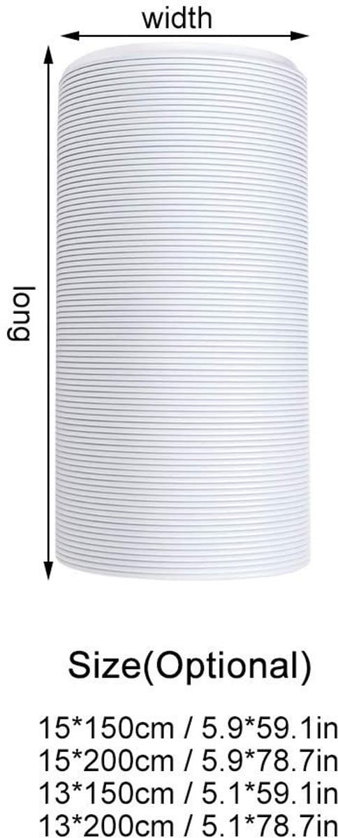 Dailygoods- Afvoerslang Universeel - Flexibele Slang - Vervangingsonderdeel - Diameter 15cm - Lengte 1,5m - Eenvoudig te Installeren — afbeelding 1