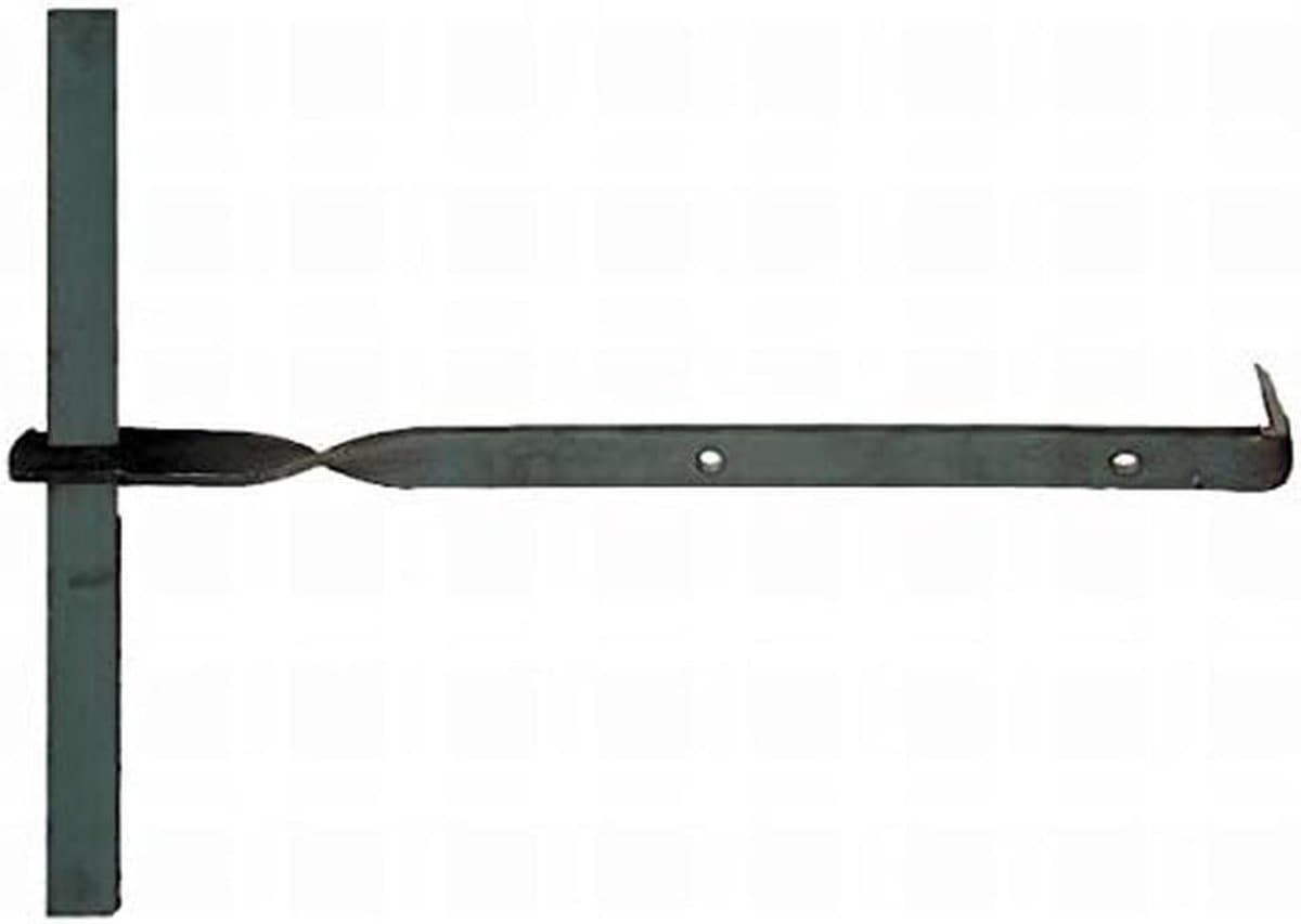 Balkenanker - Steunplaat Bevestiging - Muren Versterken - Gesmeed IJzer - 450 x 26 x 5 mm - Rauw IJzer — afbeelding 1