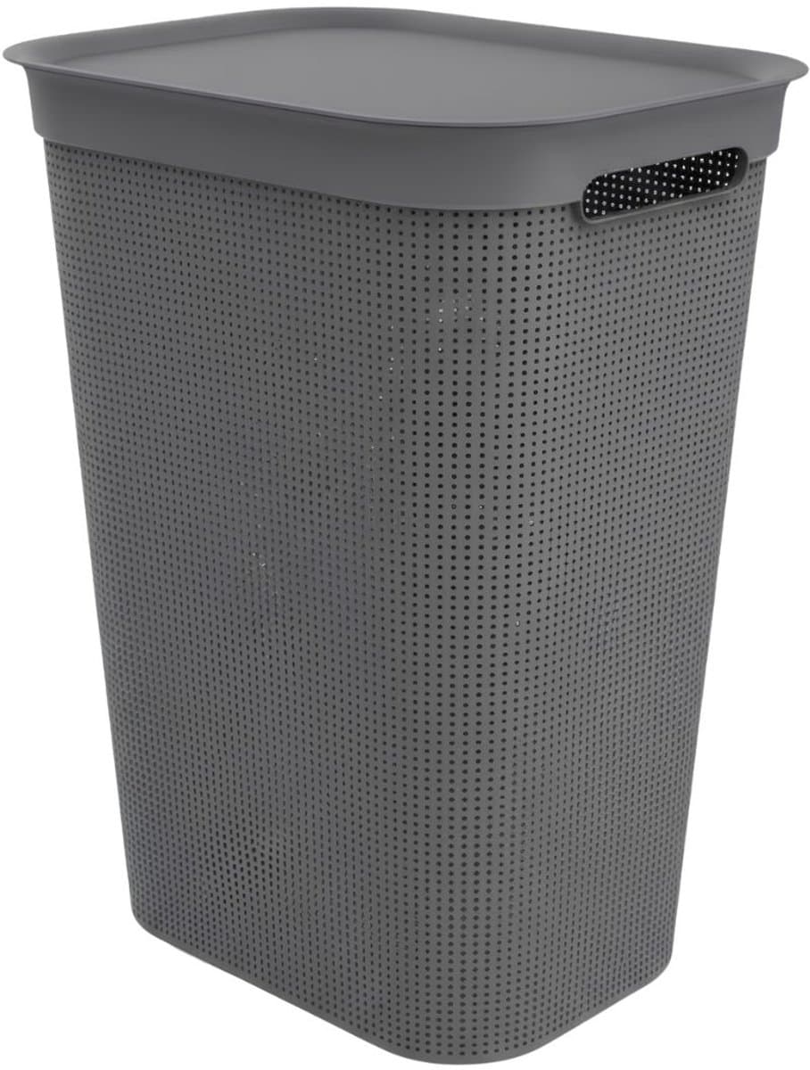 KAD® Wasmand - Wasmand Curver - Heupwasmand - Antraciet - 43cm x 34cm x 53cm — afbeelding 1