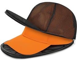 Cap Washer - zwart - Waszak voor Petten - met wasframes - Vormbehoud - houder - Pet Wassen - Universeel Maat - Dames en Heren - waszakken voor baseballcaps - 35x23x13cm — afbeelding 1