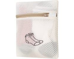 Waszak voor de wasmachine, ideaal voor gevoelige kleding, ondergoed, sokken en bh's, 18 x 20 cm met rits