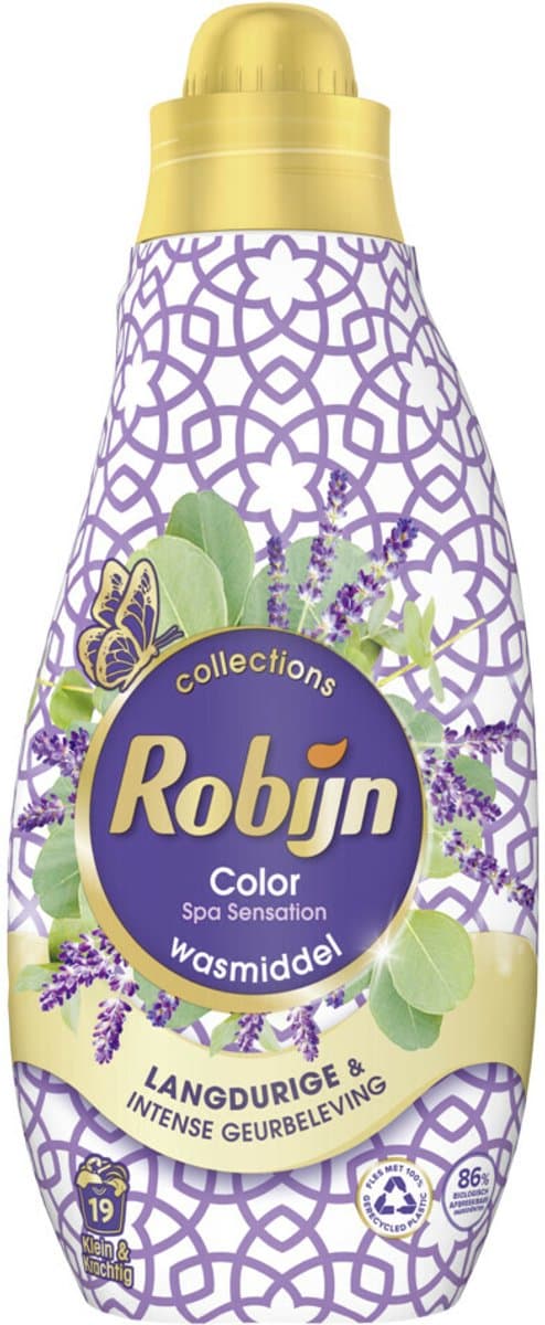 Robijn Klein & Krachtig Wasmiddel Spa Sensation 19 Wasbeurten 665 ml — afbeelding 1