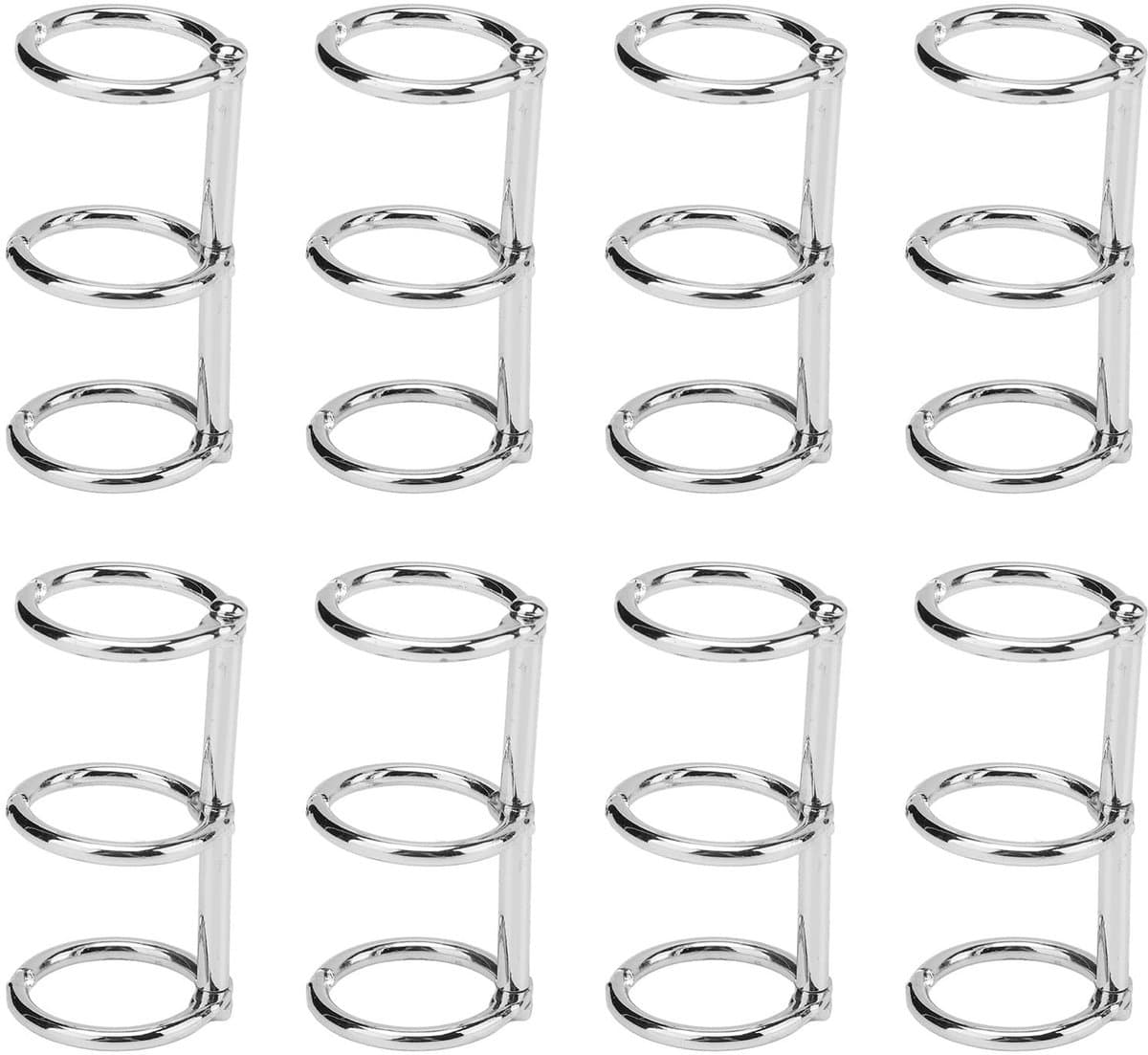 Dailygoods- Inbindringen Gegalvaniseerd Metaal - Herbruikbare Notebookringen - 3 Gaten - Losbladige Binding - Robuust Ontwerp - Superieure Functionaliteit - Notitieboekringen — afbeelding 1