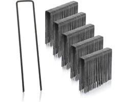 Grondankers Staal - Haringen Tuin - Vastzetten Tuin - Robuust Carbon Staal - 250 stuks 150mm - Metaal