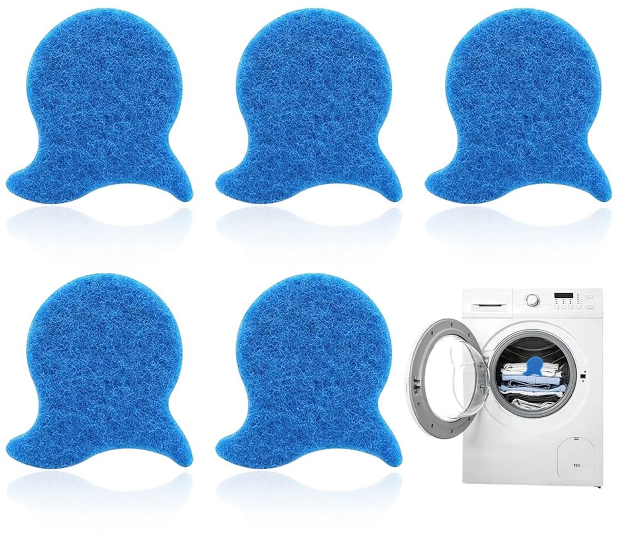 Set van 5 Herbruikbare Pelsverwijderaars voor de Wasmachine — afbeelding 1