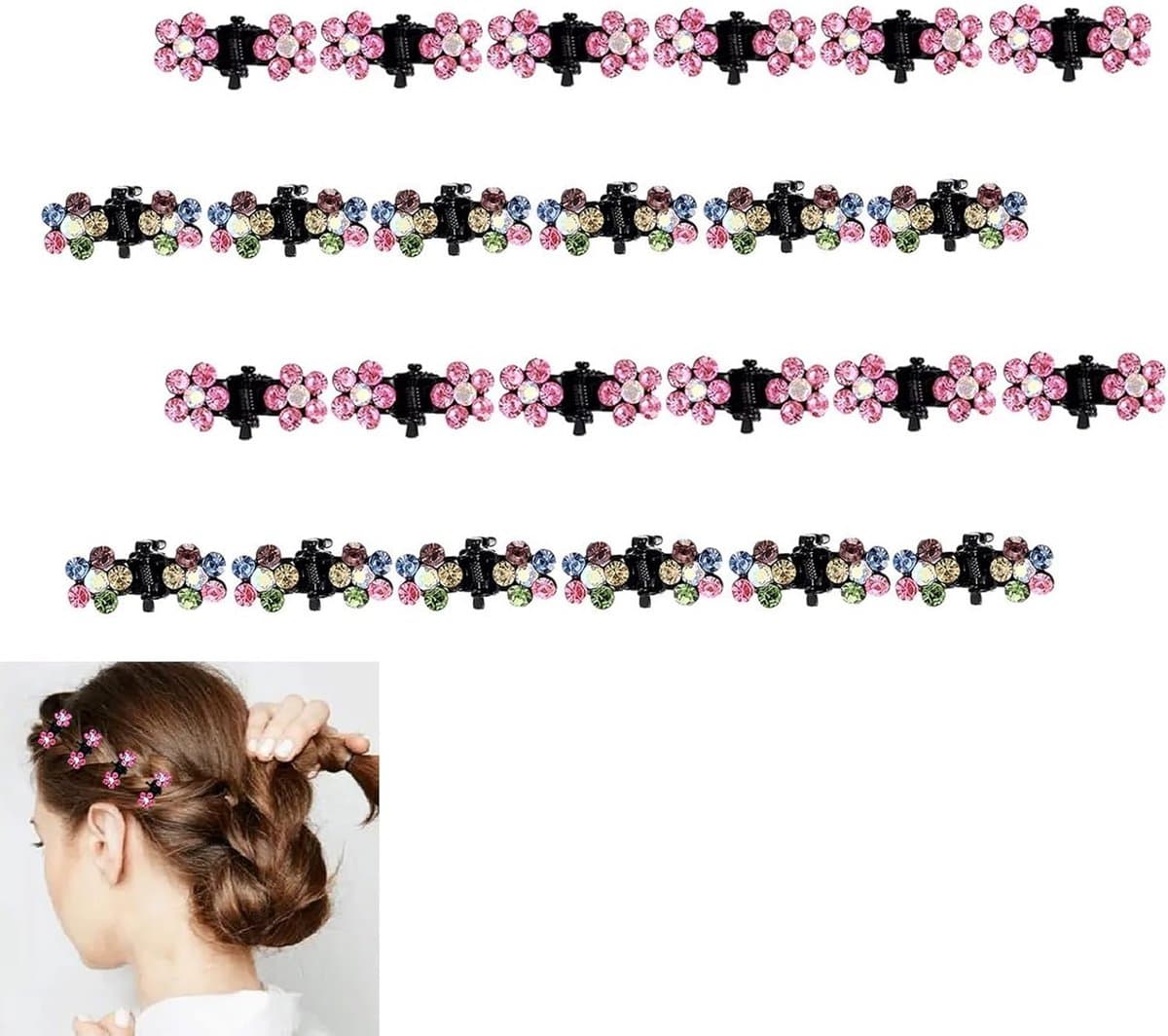 Kleine Haarspeldjes met Klauwsluiting - Set van Stijlvolle Mini Clips — afbeelding 1
