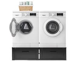 Wasmachine verhoger met lade | Dubbele en enkele varianten | Verhoog je wasmachine en droger | Stijlvol en duurzaam
