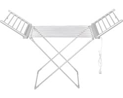 Elektrisch droogrek (opvouwbaar) 1470x540x940mm zilver
