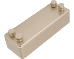 Intrekbare Waslijn - Wand Waslijn - Droog Ruimte Besparen - Roestvrij Staal Dubbel - 4.2 Meter Lengte - Goud