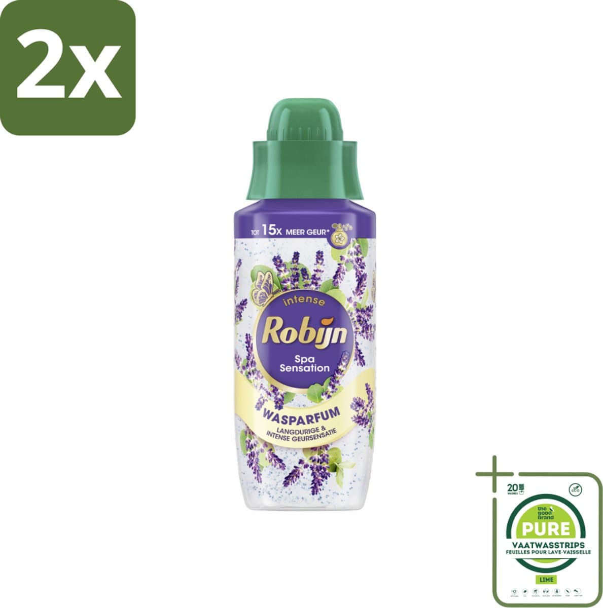 Robijn Wasparfum Spa Sensation 324 ml - Voordeelverpakking - 2 stuks - Wasparfum - Geur — afbeelding 1