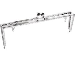 Zaksluiting - Metalen klem - Tassen sluiten - Duurzaam ijzer - 225 x 75 cm - Zilver — afbeelding 1