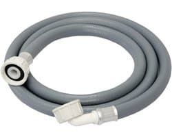 Wasmachine Inlaatslang - Trommel Wasmachine Inlaatslang - Wasmachine Slang - 3m Inlaatslang - Geschikt voor Wasmachines en Vaatwassers - Grijs - Kunststof - 1 Stuk — afbeelding 1